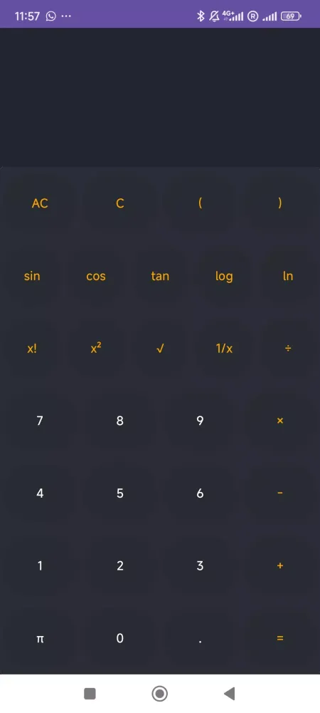 Ảnh chụp màn hình của Scientific Calculator