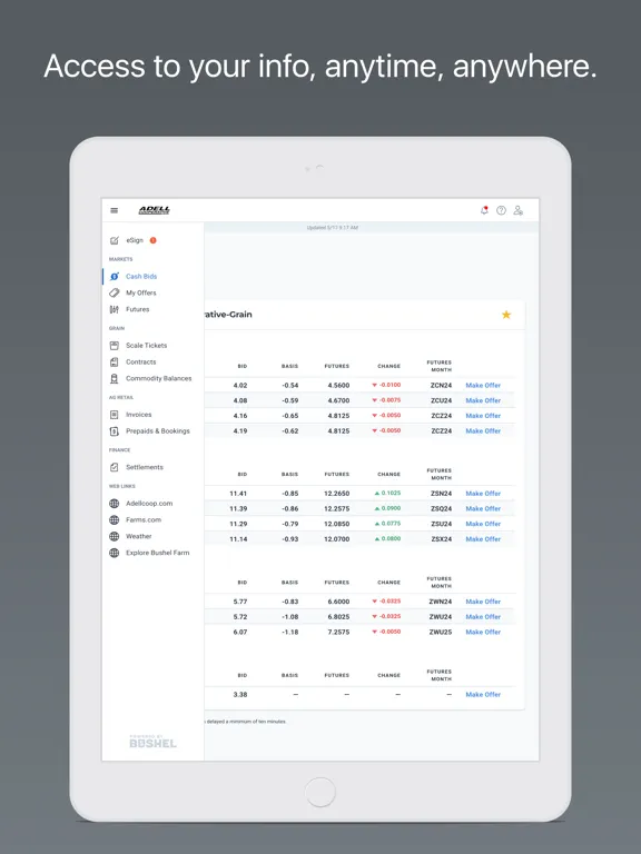 Adell Cooperative iPad  سکرین شاٹس