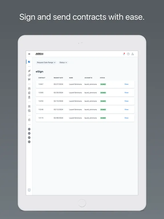 Adell Cooperative iPad  سکرین شاٹس