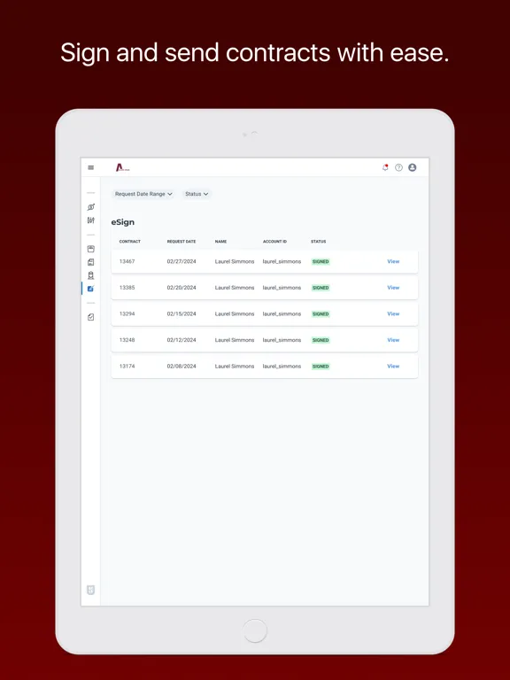 Capturas de tela do Allied Grain Company iPad 