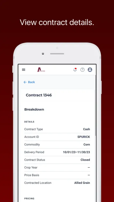 Capturas de tela do Allied Grain Company