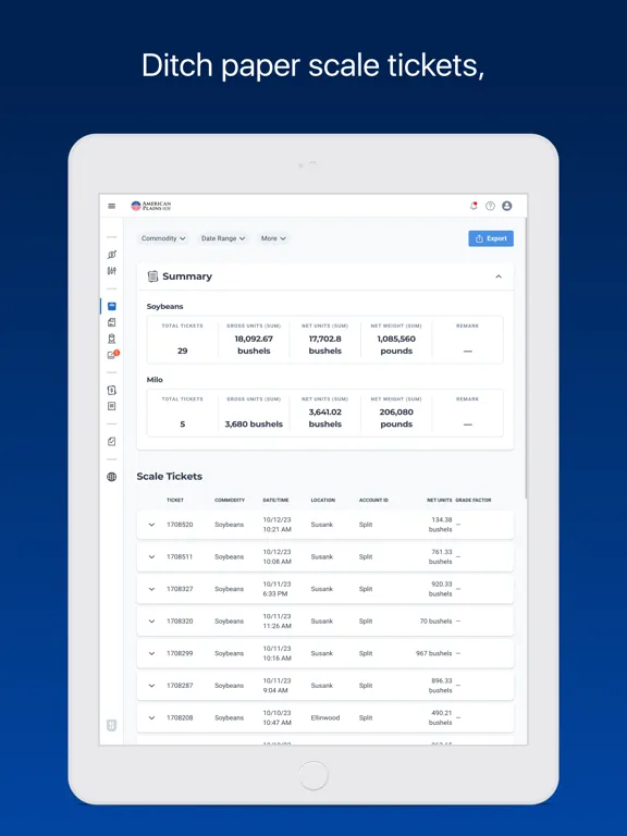 American Plains Co-Op iPad 应用截图