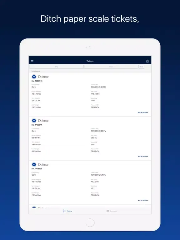 Amick Farms Grain iPad  スクリーンショット