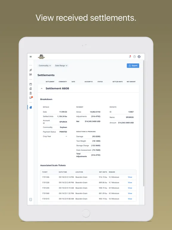 Bearskin Grain iPad  سکرین شاٹس