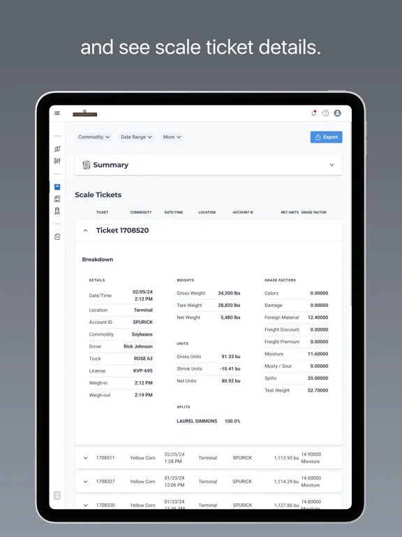 Cornerstone Ag, LLC iPad  Ekran Görüntüleri