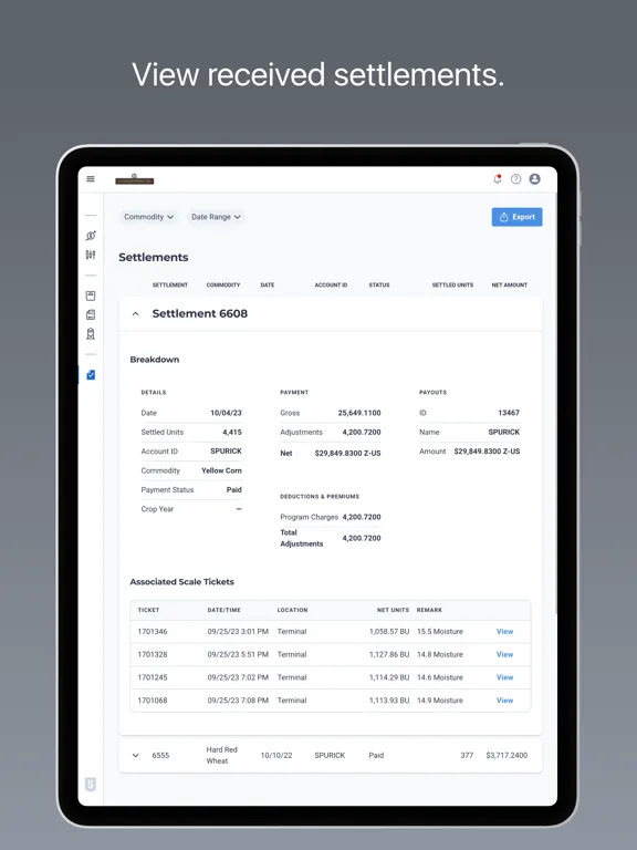 Cornerstone Ag, LLC iPad  Ekran Görüntüleri