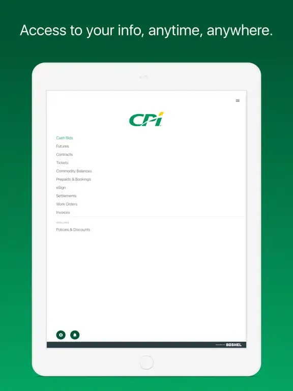 CPI Coop iPad  스크린샷