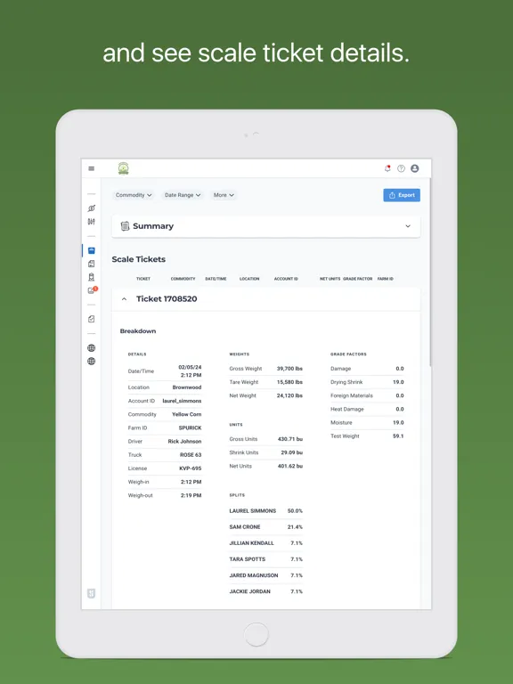 Encompass Grain & Rail COOP iPad  স্ক্রিনশট