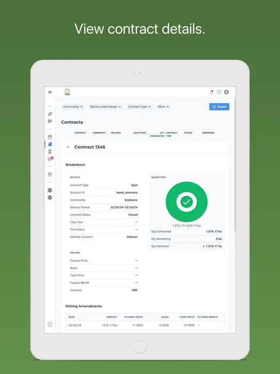 Encompass Grain & Rail COOP iPad  স্ক্রিনশট