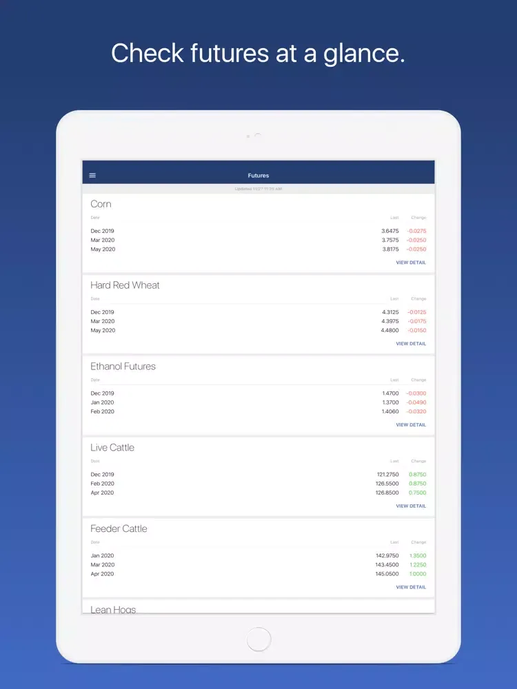 Farmers Co-op Elevator iPad  Screenshots