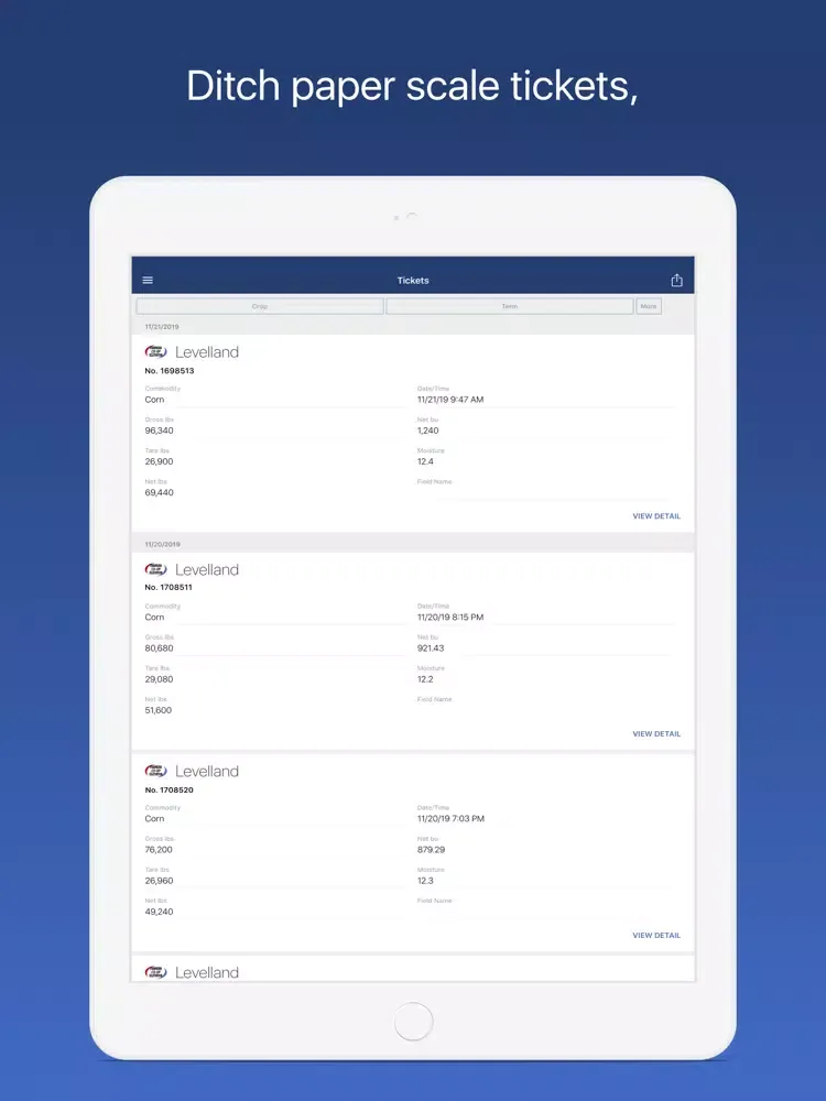 Farmers Co-op Elevator iPad  Screenshots