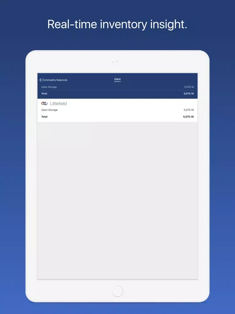 Farmers Co-op Elevator iPad  Screenshots