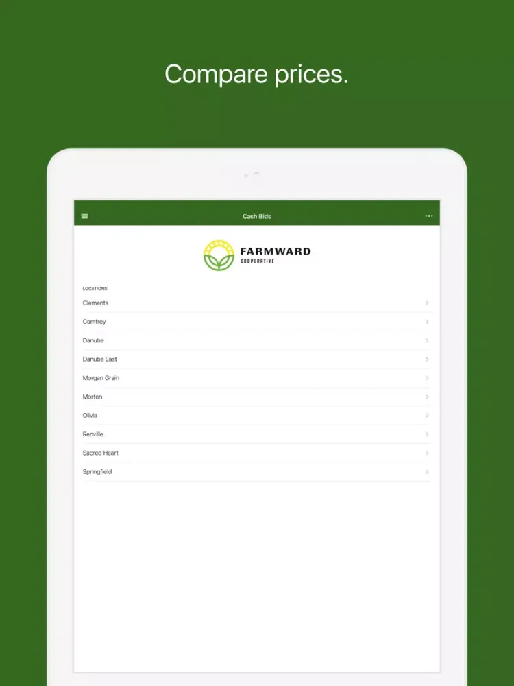 Farmward Cooperative iPad  স্ক্রিনশট