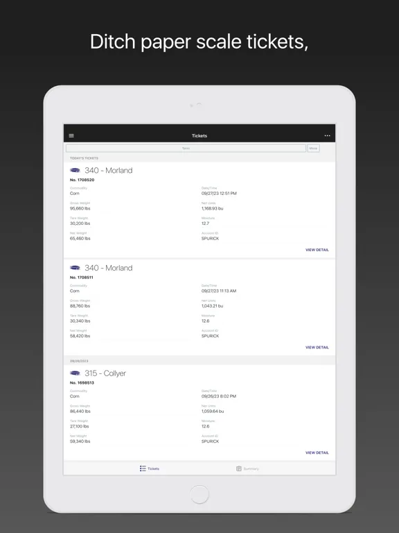 Frontier Ag Inc iPad  Screenshots