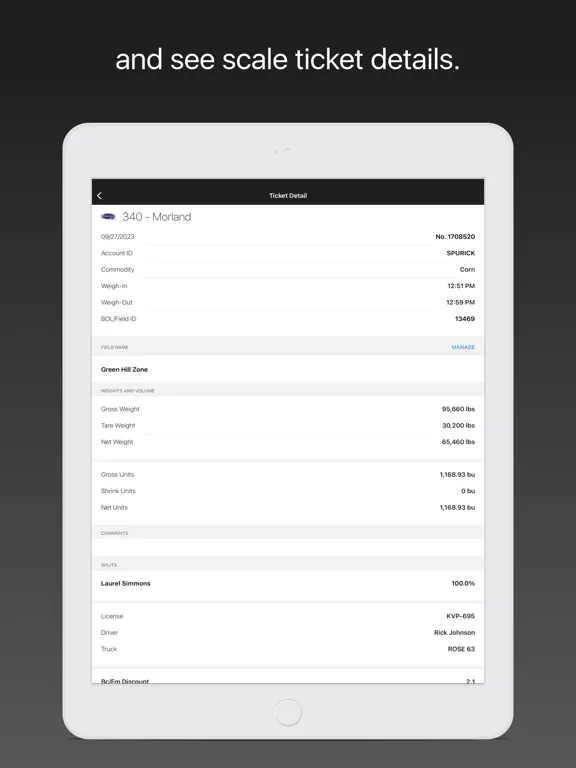 Frontier Ag Inc iPad  Screenshots