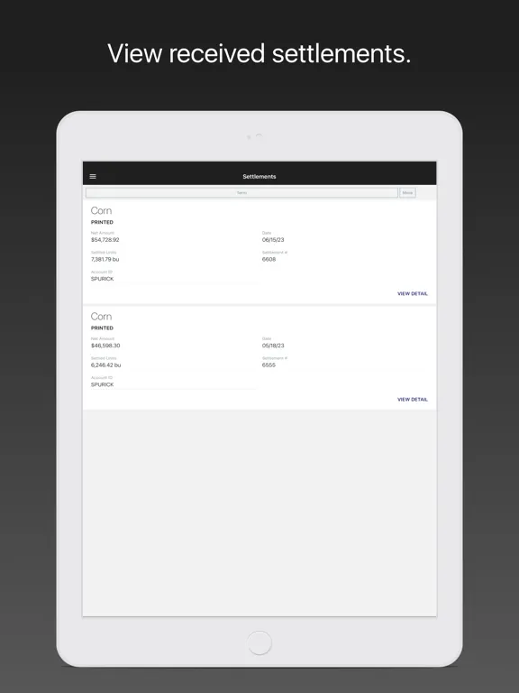 Frontier Ag Inc iPad  Screenshots