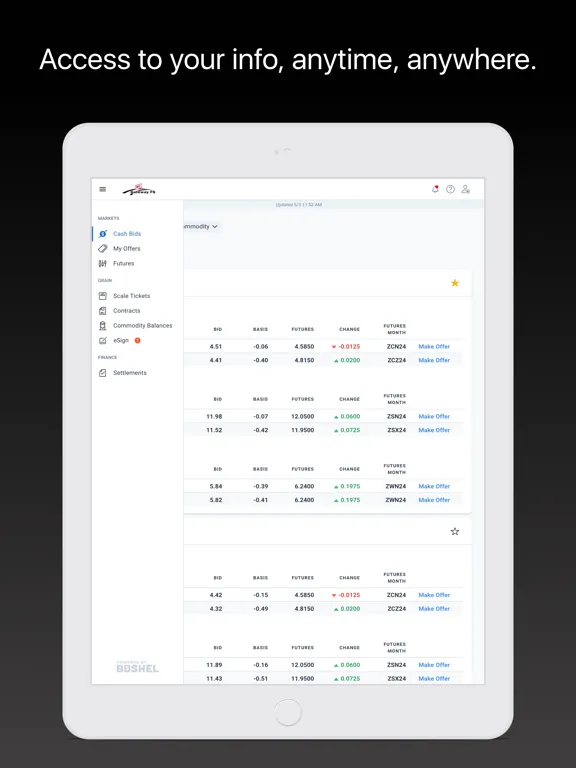 Zrzuty ekranu Gateway FS Grain iPad 