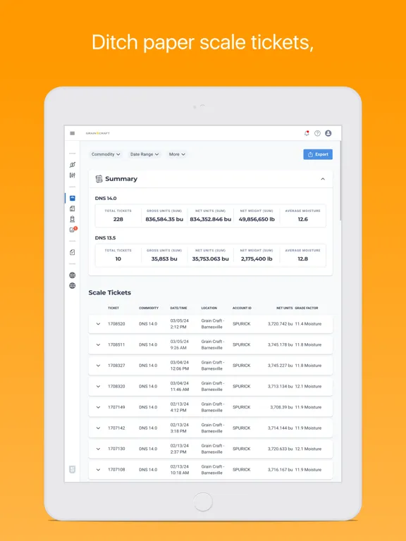 Grain Craft Grower Connect iPad 应用截图