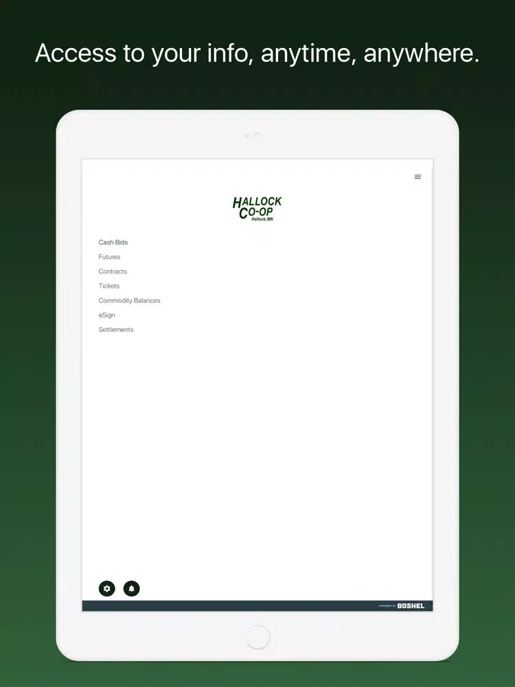 Hallock Co-op Elevator iPad  Ekran Görüntüleri