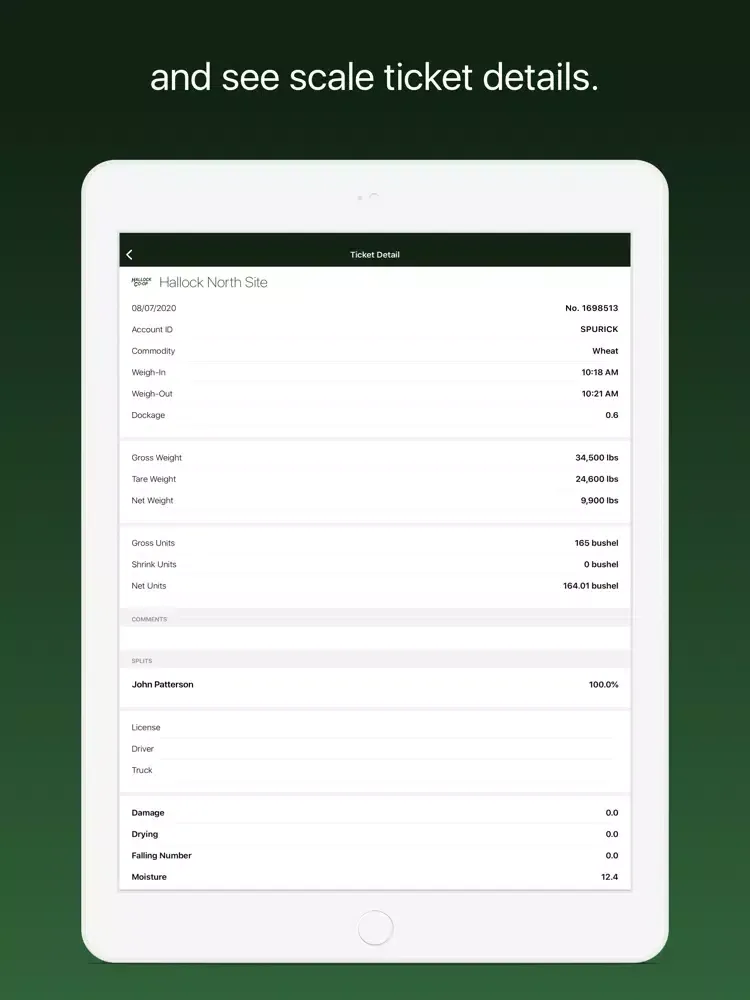 Hallock Co-op Elevator iPad  Ekran Görüntüleri