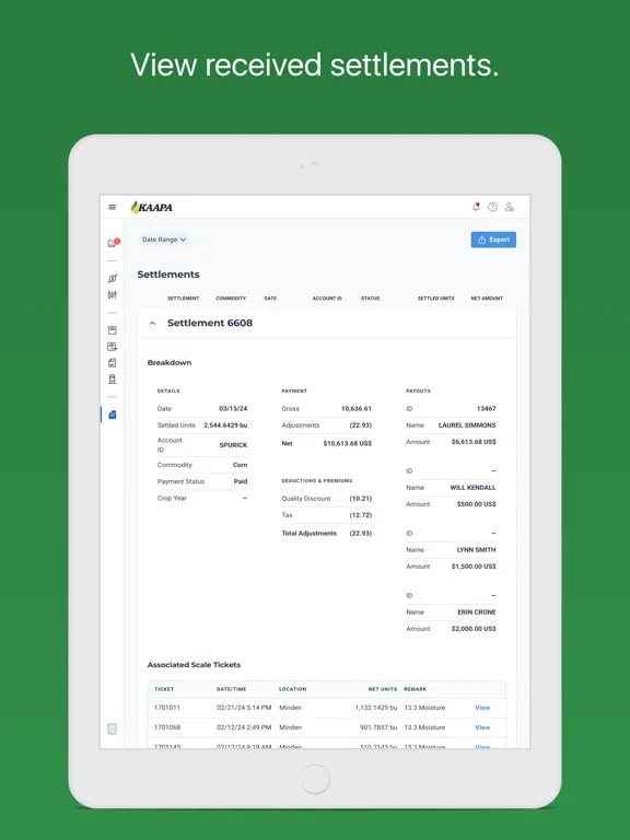 KAAPA Ethanol iPad  স্ক্রিনশট