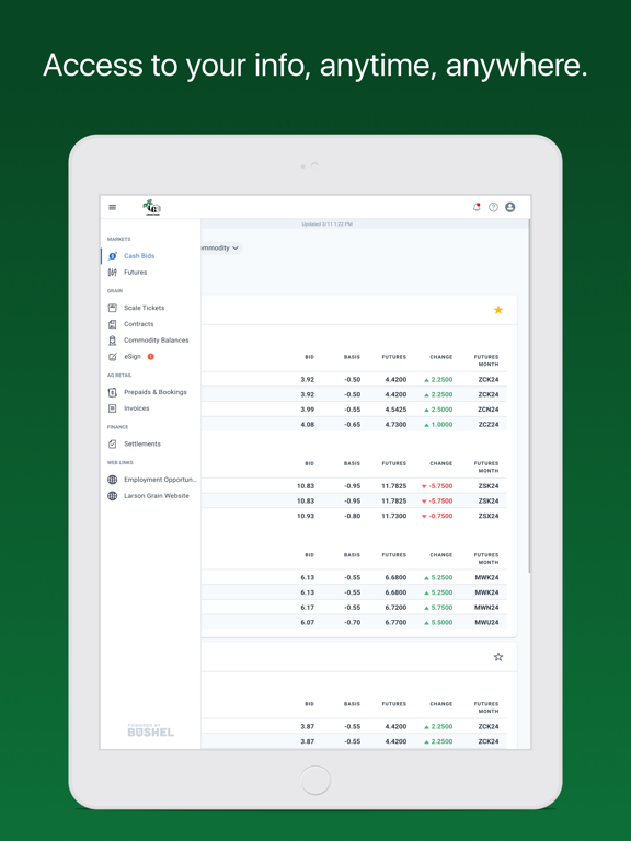 Larson Grain iPad  سکرین شاٹس