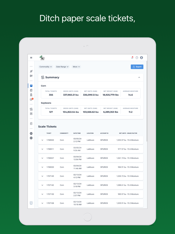 Larson Grain iPad  سکرین شاٹس