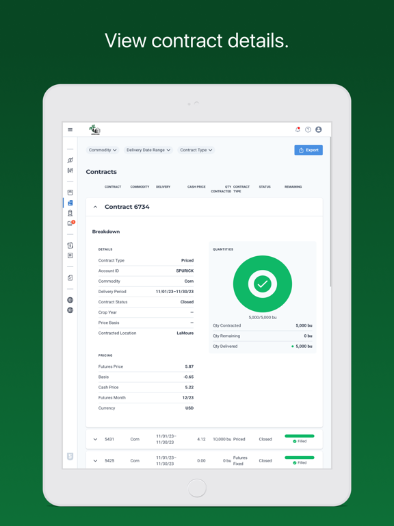 Larson Grain iPad  سکرین شاٹس