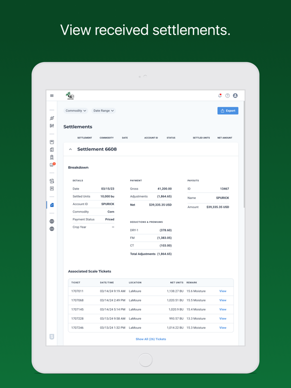 Larson Grain iPad  سکرین شاٹس