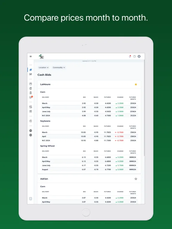 Larson Grain iPad  스크린샷
