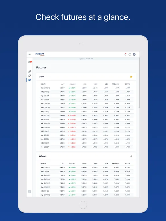 Meyers Grain iPad  Screenshots