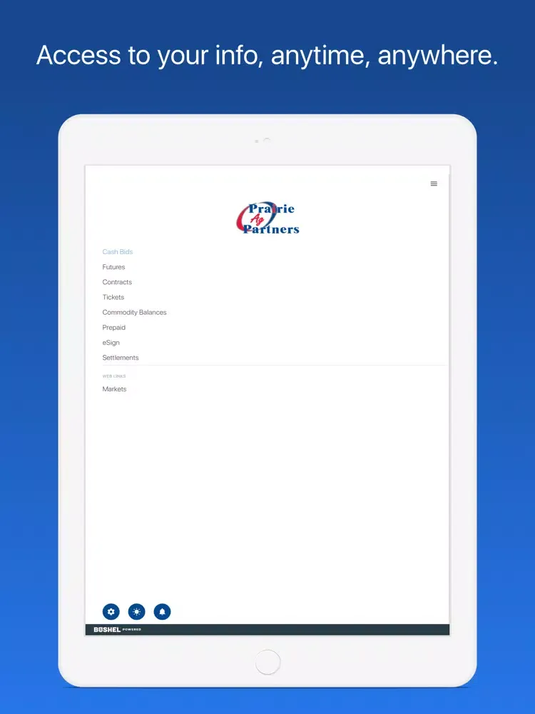 Zrzuty ekranu Prairie Ag Partner iPad 