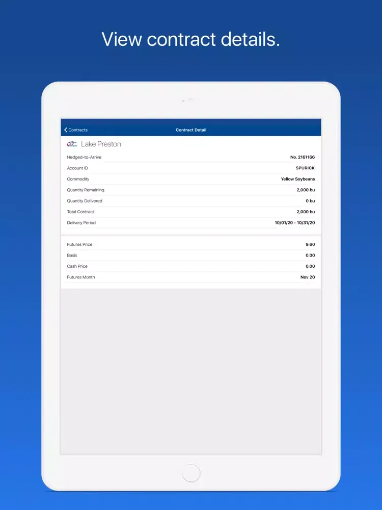Zrzuty ekranu Prairie Ag Partner iPad 