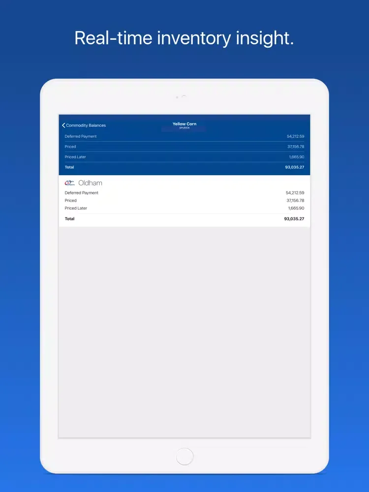 Zrzuty ekranu Prairie Ag Partner iPad 