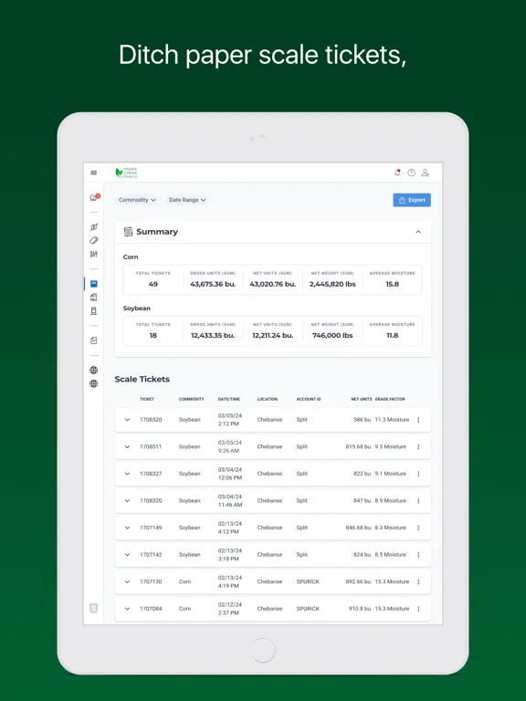 Prairie Creek Grain iPad  سکرین شاٹس