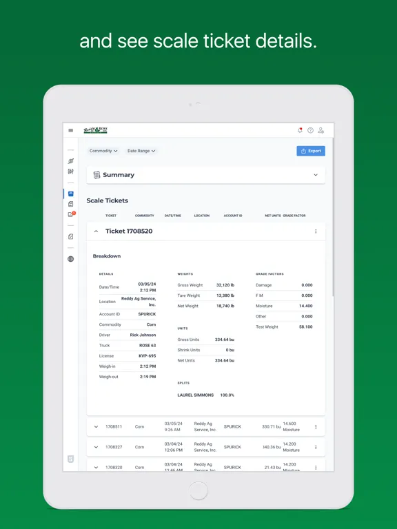 Reddy Ross Feed and Grain iPad  스크린샷