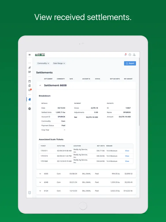 Reddy Ross Feed and Grain iPad  스크린샷
