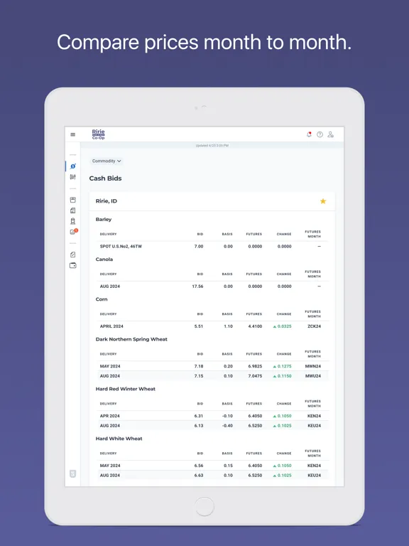 Ririe Grain and Feed Co-op iPad 应用截图