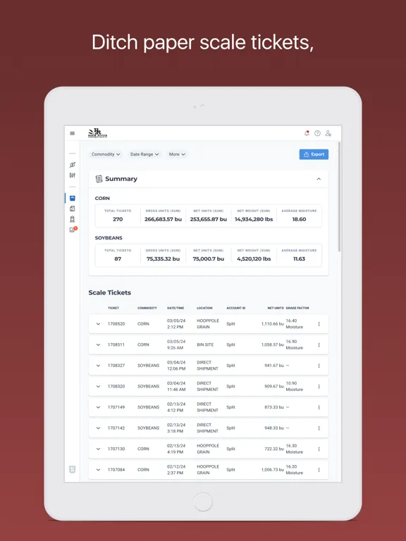 Rock River Lumber & Grain iPad  スクリーンショット