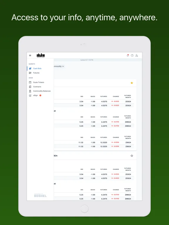 Stanford Grain iPad  Screenshots