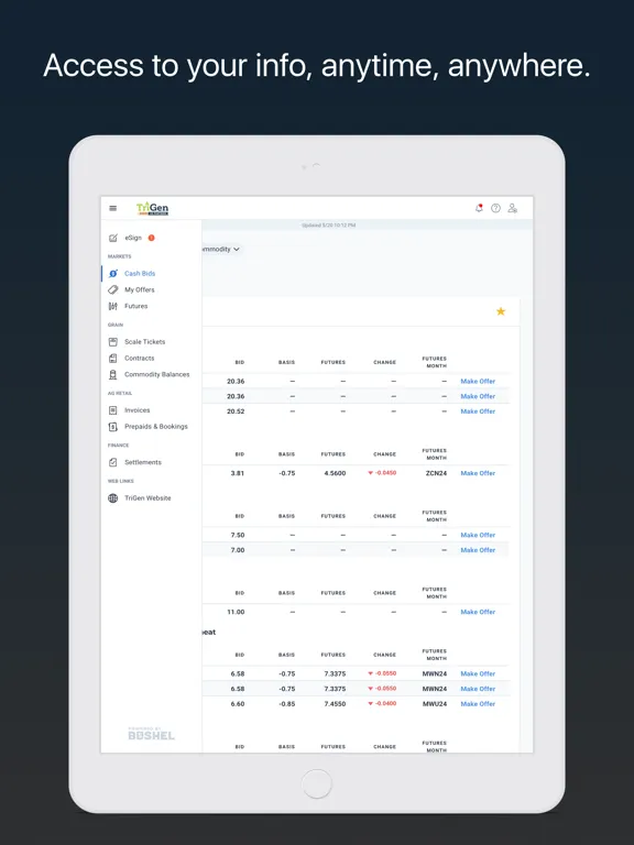TriGen Ag Partners iPad 應用截圖