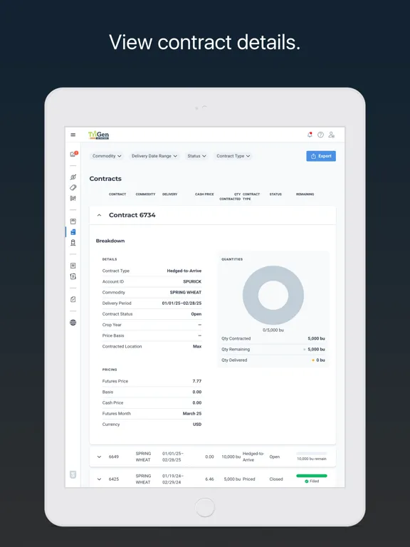 TriGen Ag Partners iPad 應用截圖