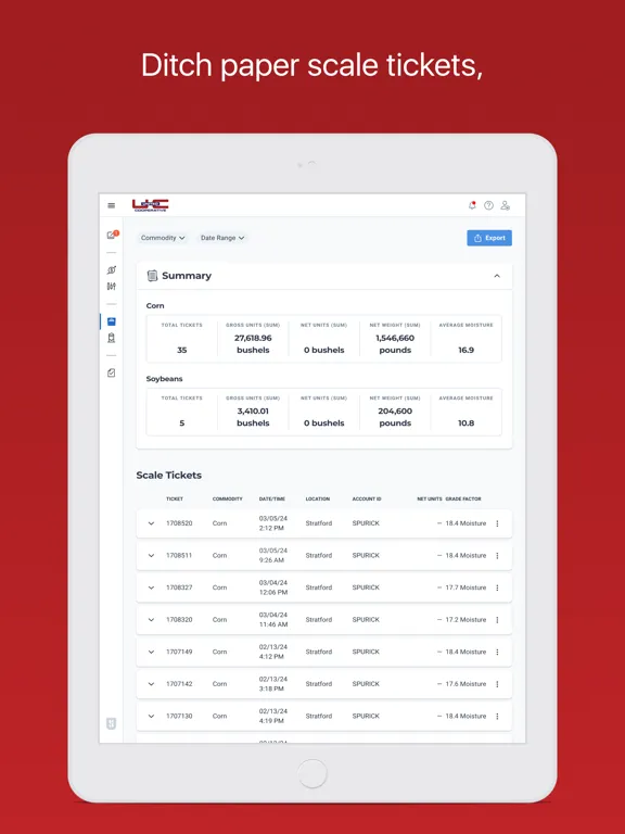 Zrzuty ekranu United Cooperative (IA) iPad 