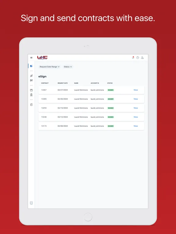 Zrzuty ekranu United Cooperative (IA) iPad 