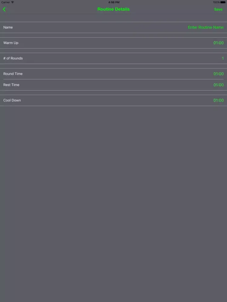 ภาพหน้าจอของ Chronic Timer iPad 