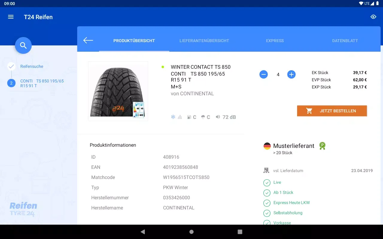 Tyre24 Reifen应用截图