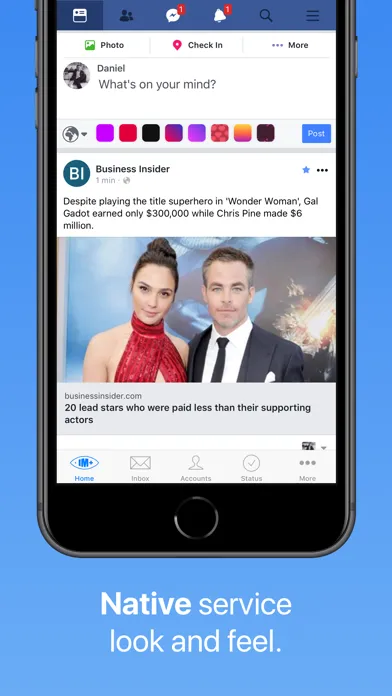 Tangkapan skrin IM+ Pro Social Aggregator