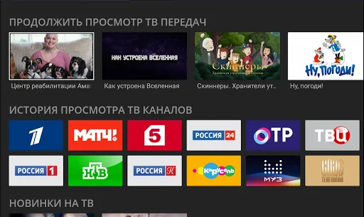 TwinPlay (для приставок и ТВ) Screenshots