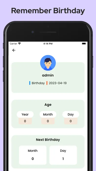 Tangkapan layar Age Calculator - compare