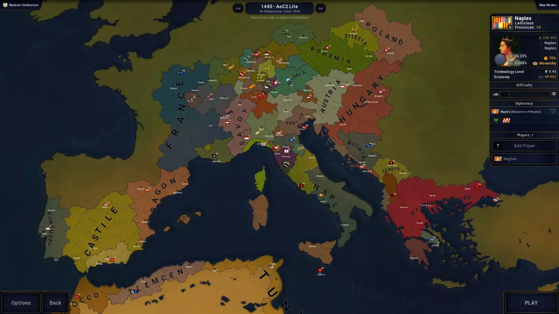 Captures d'écran de Age of History II - Lite
